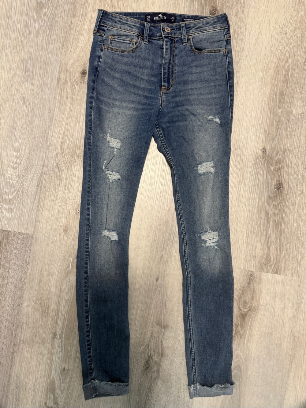 Hollister High-Rise Super Skinny Jeans Classic Stretch 3R 26W